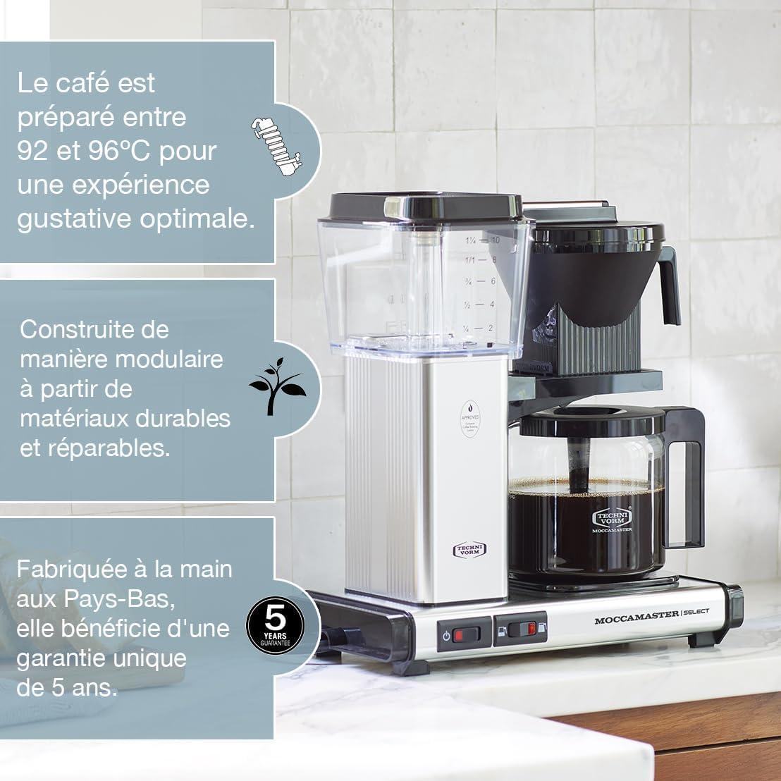 Moccamaster Cafetière filtre KBG Select, vert forêt