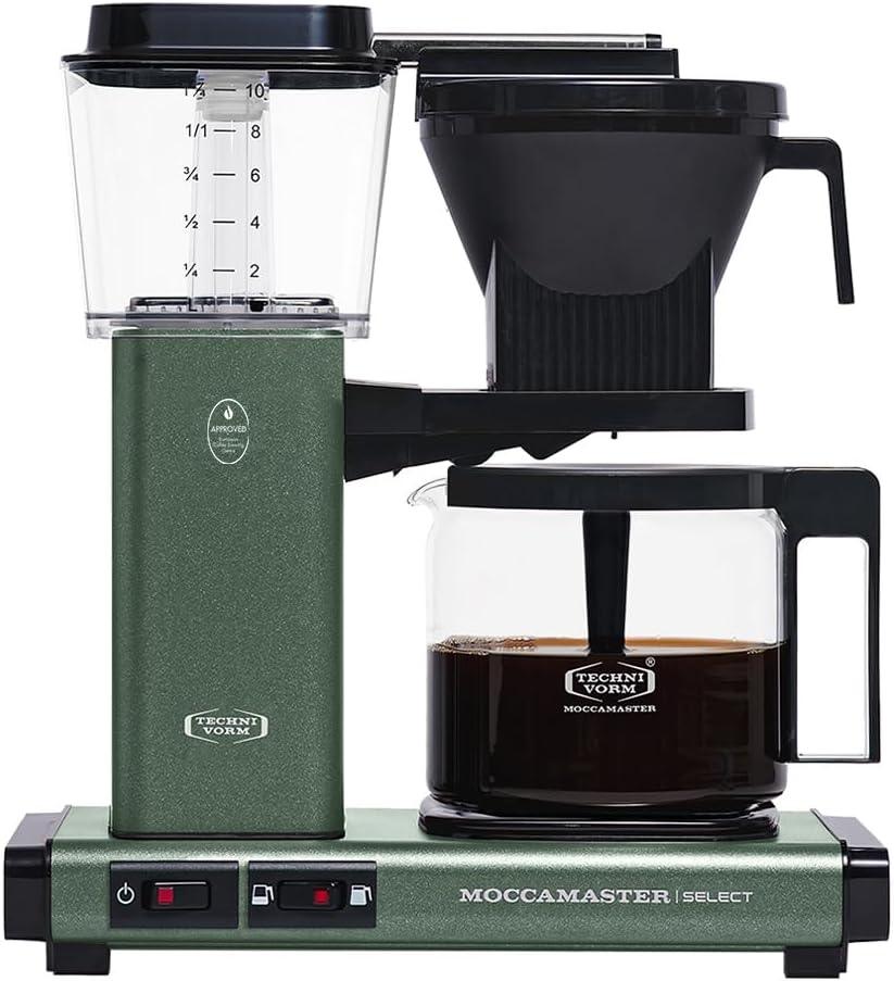 Moccamaster Cafetière filtre KBG Select, vert forêt
