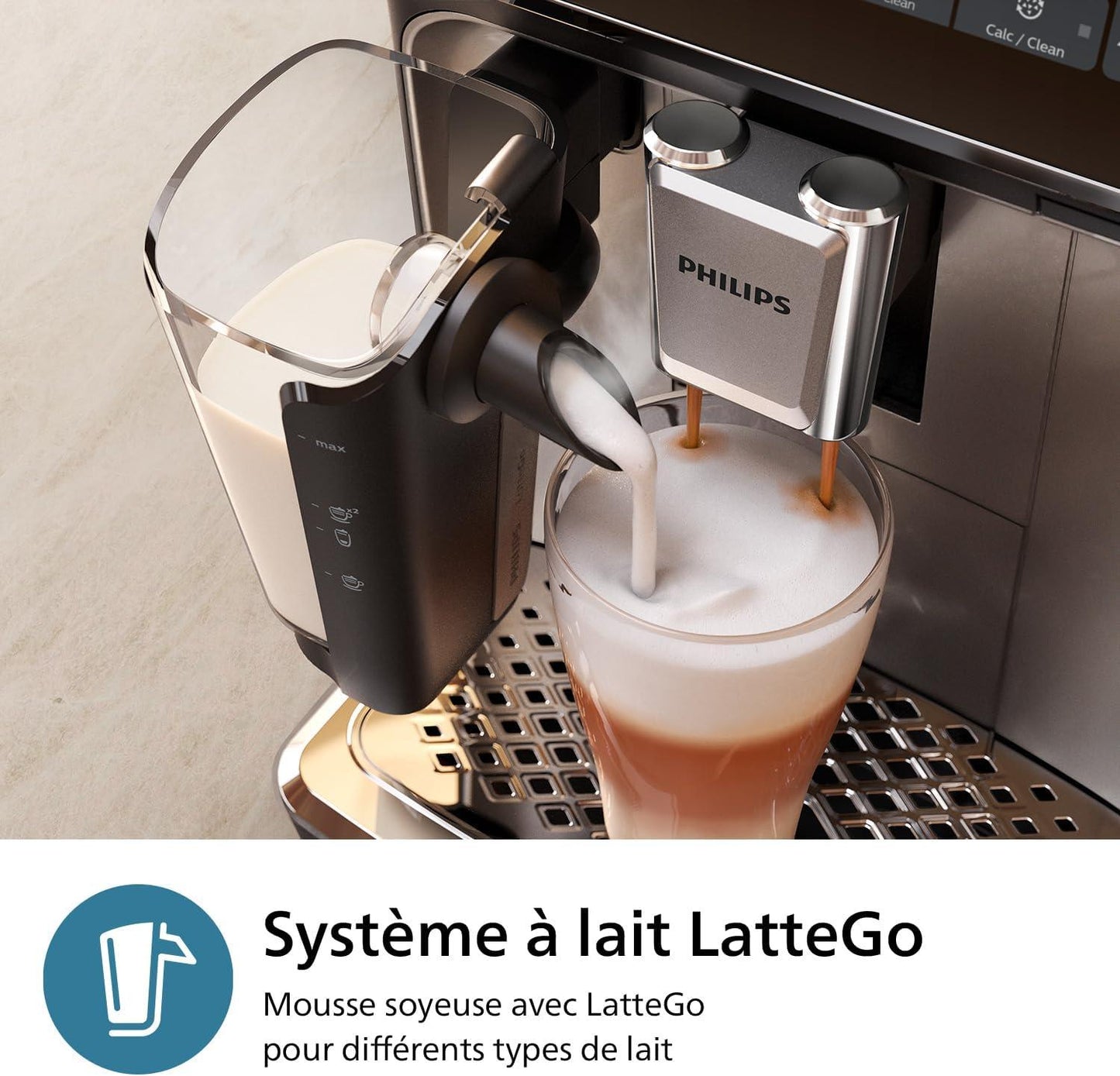 Cafetière superautomatique Philips EP3347/90 Noir Oui Chrome 15 bar