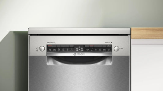 Bosch Hausgeräte SPS4HMI49E, série 4, Lave-vaisselle encastrable, Argent