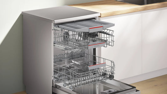 Bosch Lave vaisselle 60 cm série 4, 13 couverts, Gris sms4eci26e