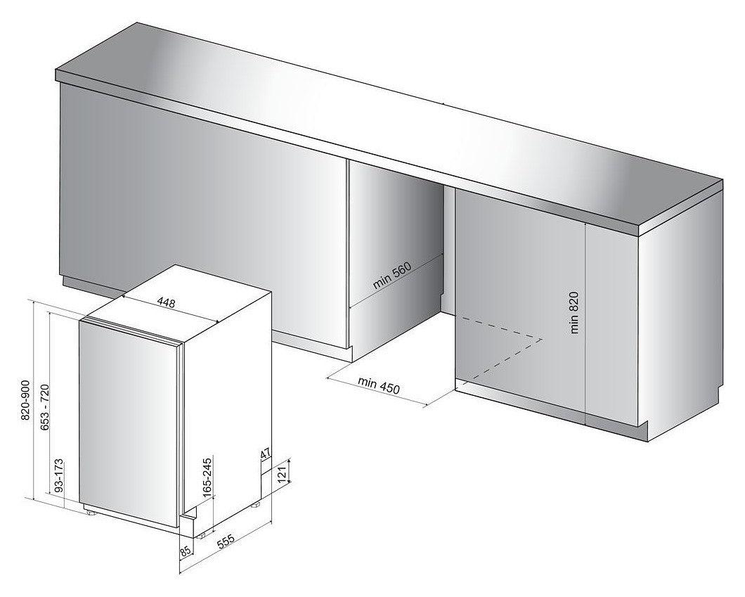 Whirlpool WSIP4O33 PFE lave-vaisselle Entièrement intégré 10 couverts