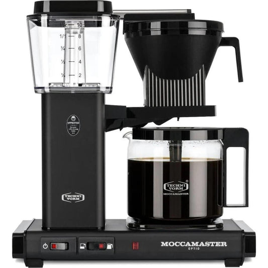 Moccamaster Optio -kahvinkeitin, mattamusta, Cafetières à filtre, Noir