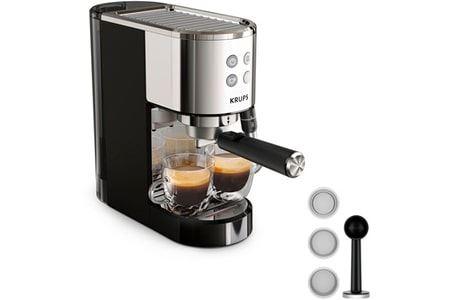 Expresso Xp444c10 Cafetière Expresso A Pompe Virtuoso+ Inox Krups
